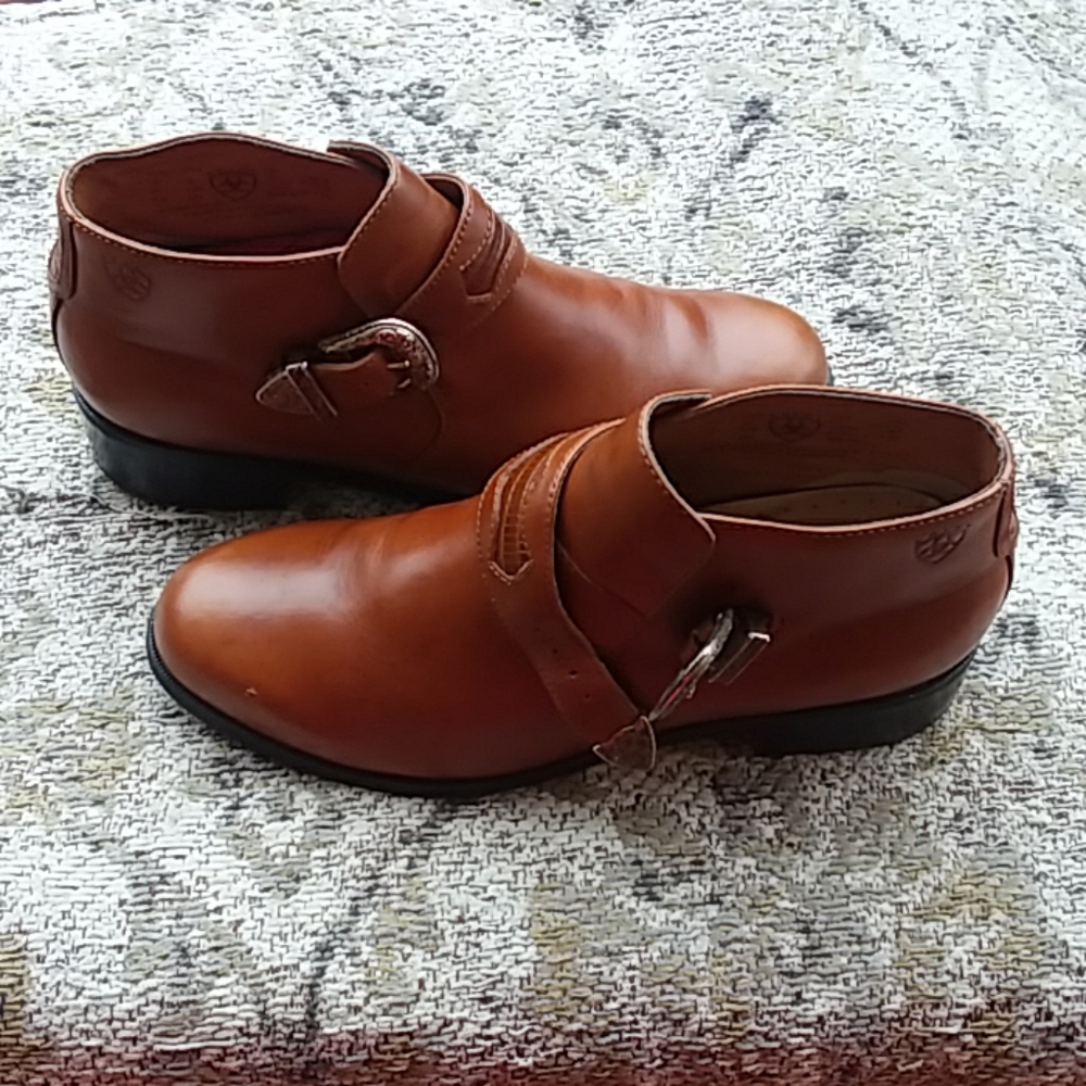 Ariat Brown Leather Ankle Booties  Sz. 9B
